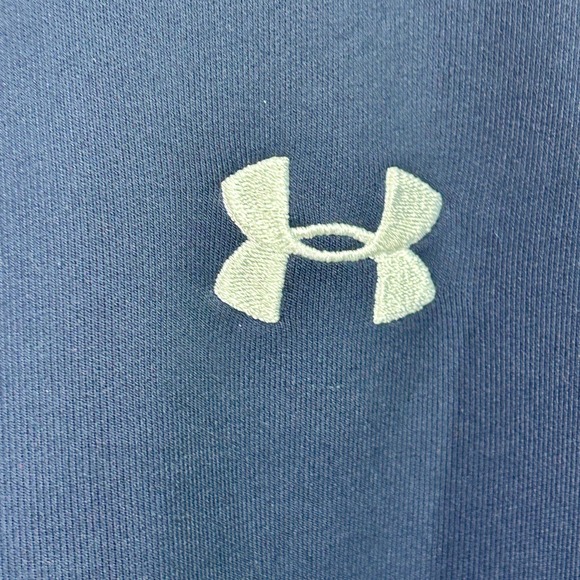 Under Armour HeatGear Polo Shirt Men's XL Navy Blue Short Sleeve - Picture 7 of 12